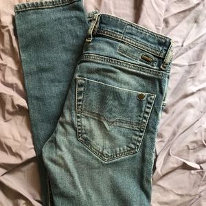 Diesel Tepphar Jeans W26/L32 light blue distressed